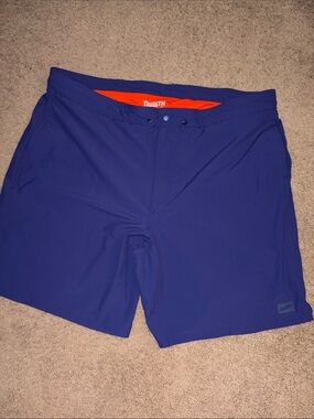 Duluth Trading Co. Cannonball Boardshorts men’s swim Purple Orange 9”   sz 42